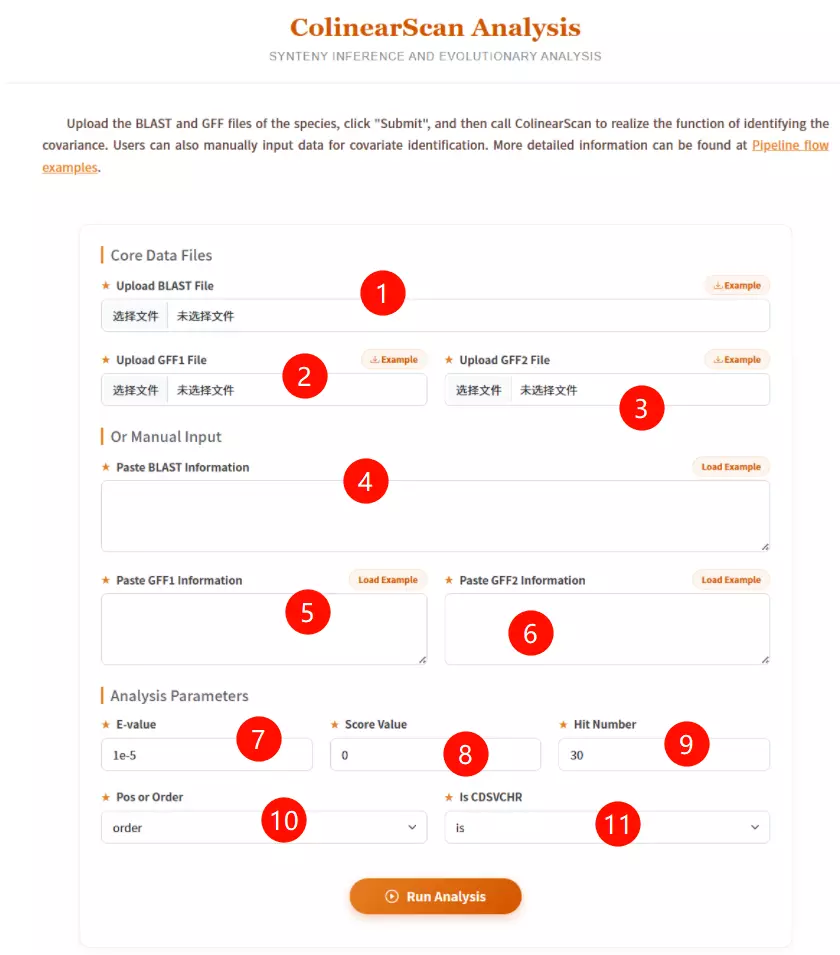 ColinearScan Usage