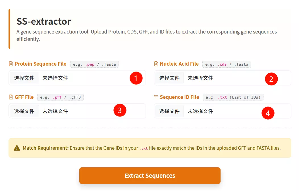 SS-extractor Usage